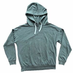 Buffalo David Bitton Olive Green Hoodie Small Minimal Streetwear